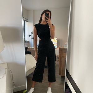 Zara Open Back Jumpsuit